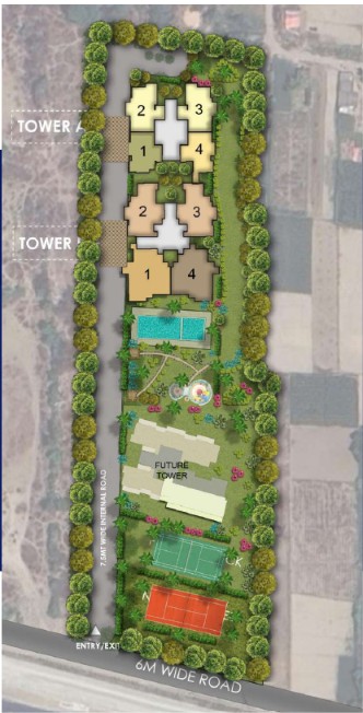 Kashi Nirmal Heights 2 BHK floor plan